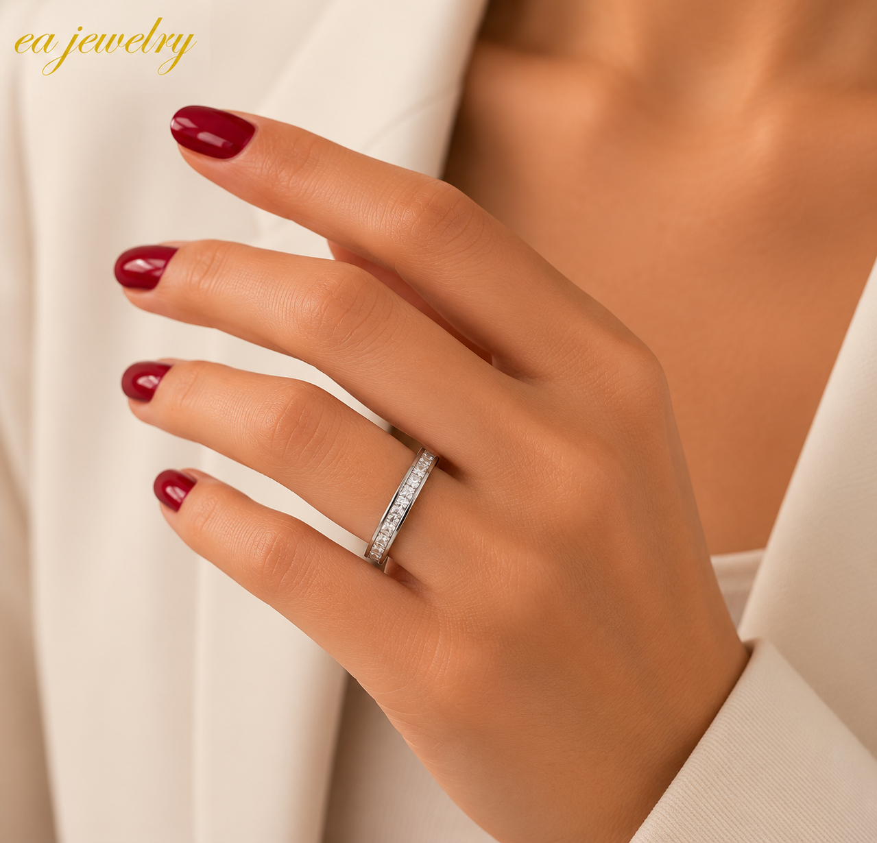 Rosavelle Crystal Band - Silver
