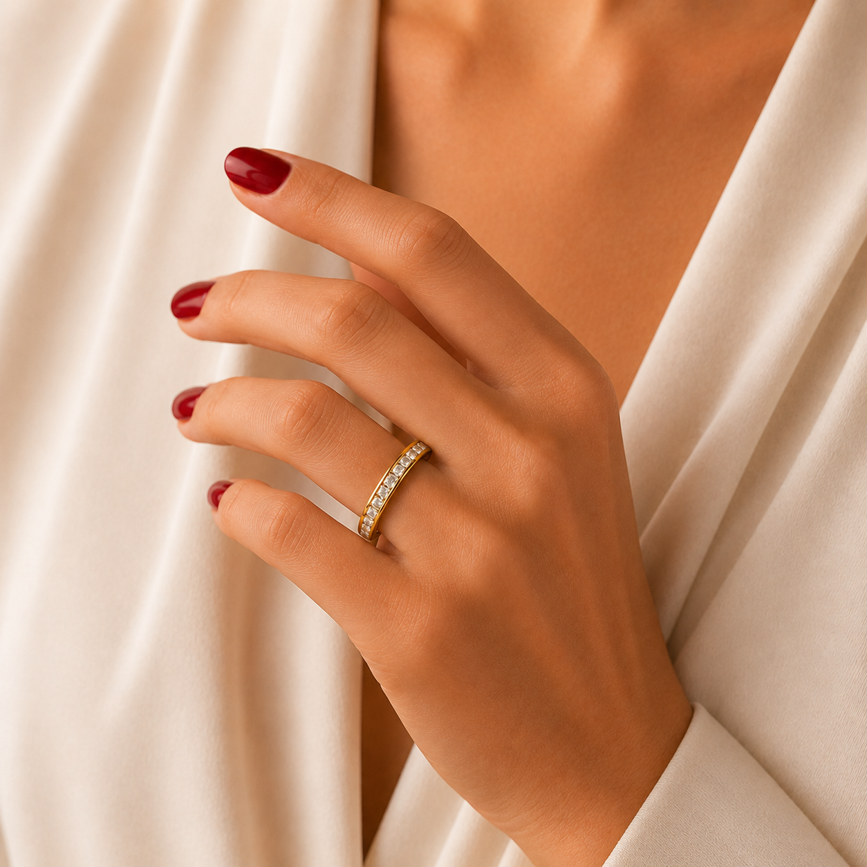 Rosavelle Crystal Band - Gold