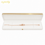 Loop Charm Bracelet – Rose gold