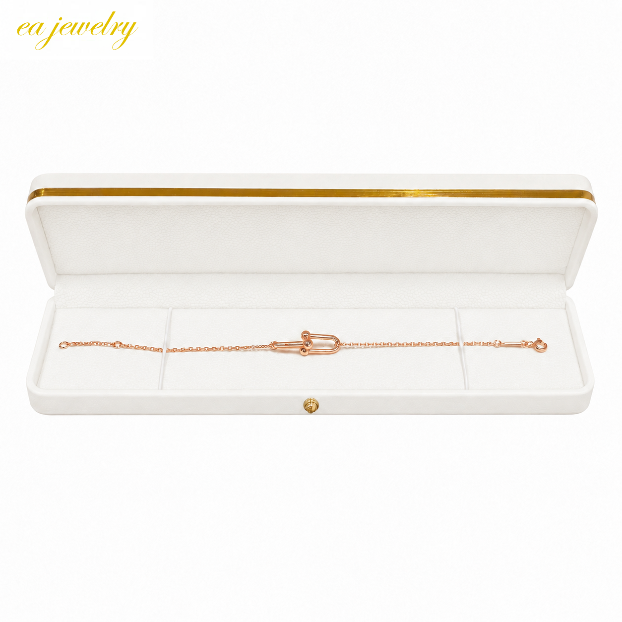Loop Charm Bracelet – Rose gold