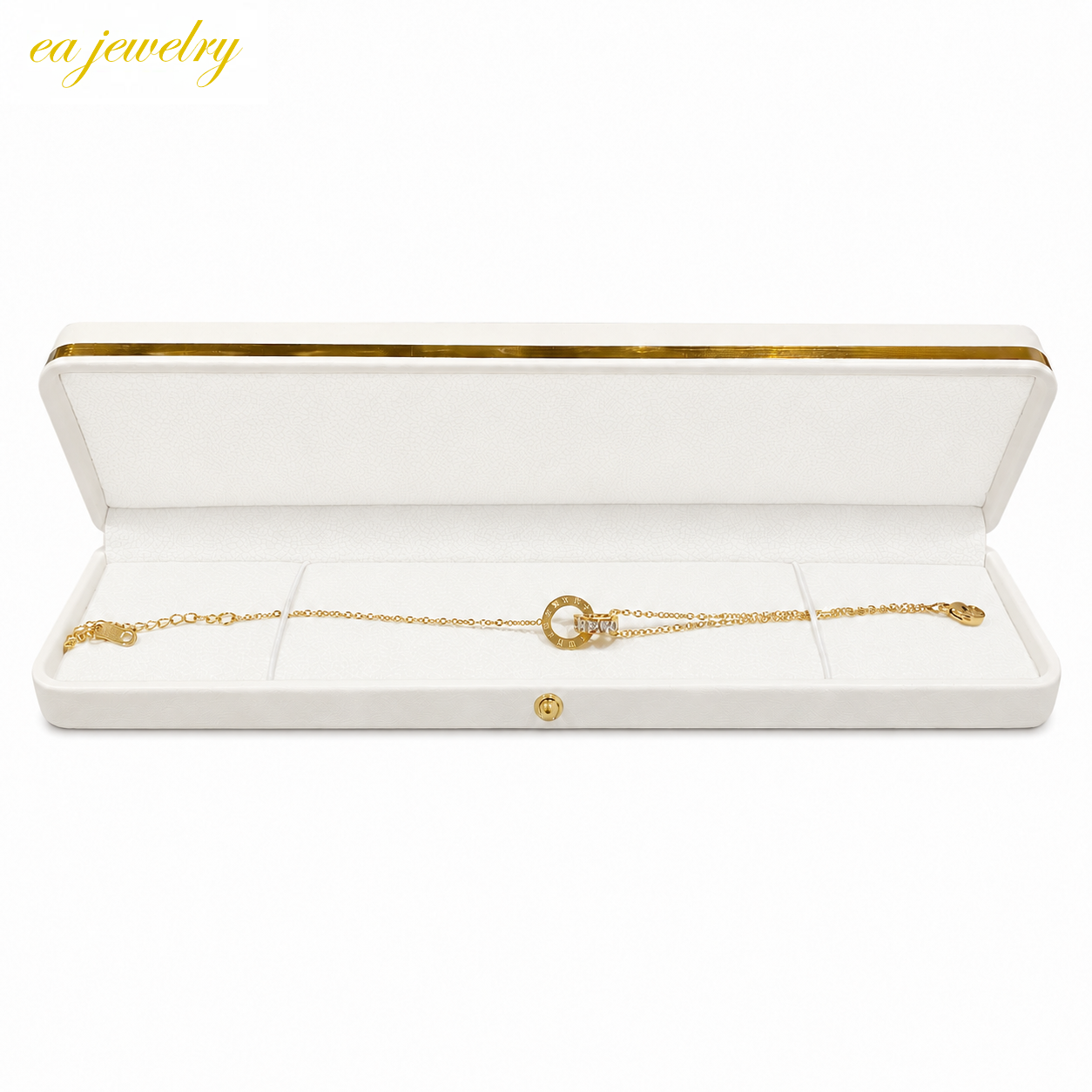 Roman Circle Bracelet- Gold
