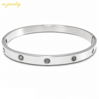 Celeste Bangle - Silver