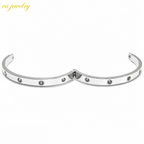 Celeste Bangle - Silver
