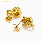 Roman Orbit Earrings - Gold