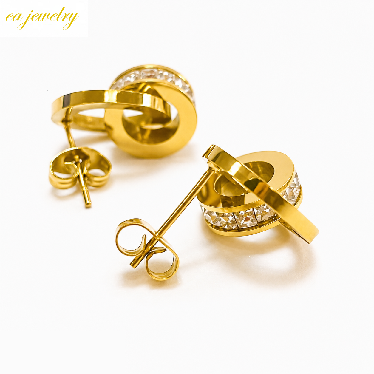 Roman Orbit Earrings - Gold