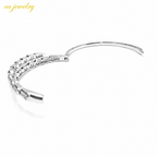 Serpentine Bangle – Silver