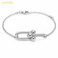 Loop Charm Bracelet - Silver