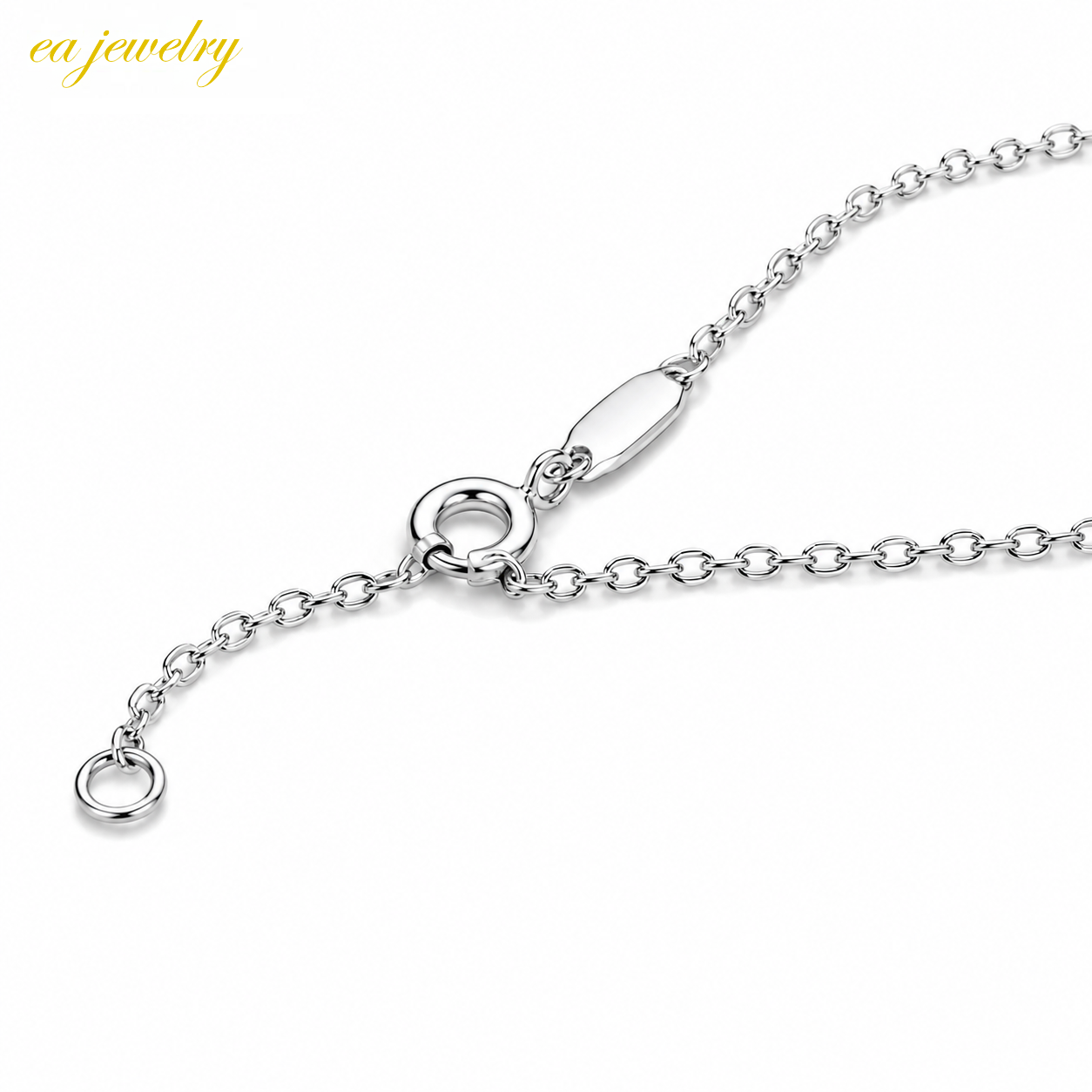 Loop Charm Bracelet - Silver