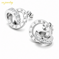 Roman Orbit Earrings - Silver