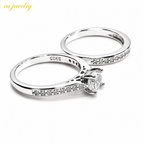Celestia Duo Silver Ring Set