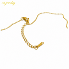 Roman Circle Necklace - Gold