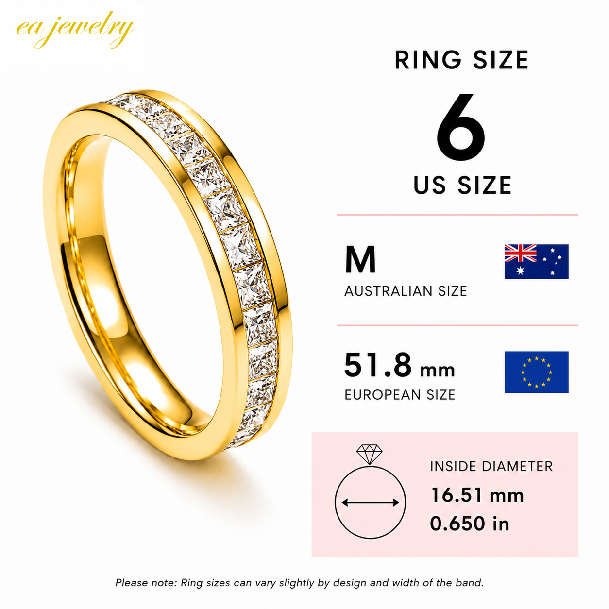 Rosavelle Crystal Band - Gold