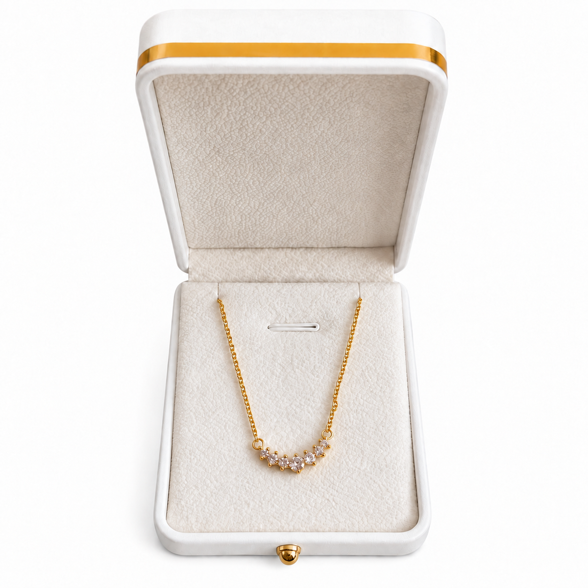 Gold Heart Glow Necklace