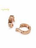 Rosé Screw Earrings