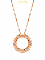 Aurora Necklace – Rose Gold