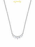 Silver Heart Glow Necklace